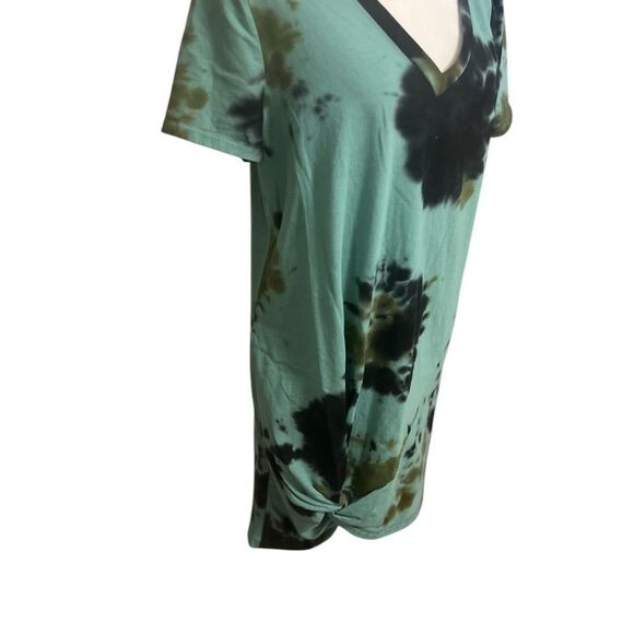 n: PHILANTHROPY Leonardo Dress Tie-Dye Martini V-Neck medium midi - Picture 4 of 13